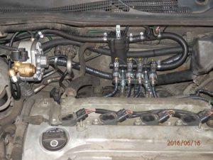 Установка ГБО на Toyota Camry