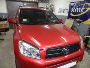 Установка ГБО на Toyota RAV4