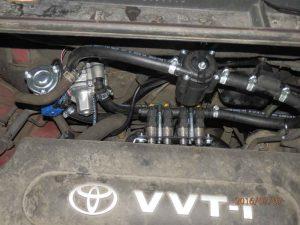 Установка ГБО на Toyota RAV4