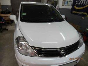 Установка ГБО на Nissan Tiida