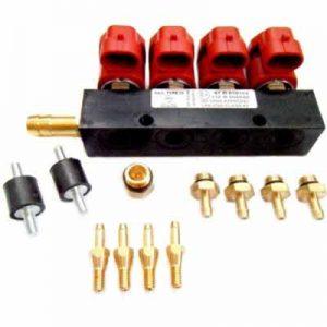 Форсунки Alex на 4 цилиндра 3 ohm